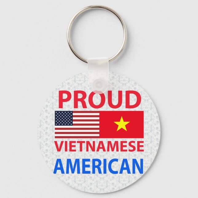 Porte-clés Fier Vietnamien Américain (Recto)