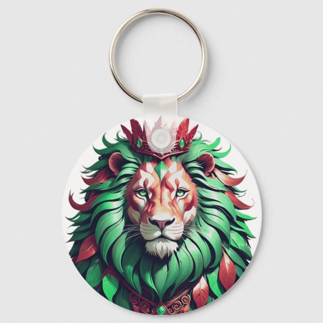 Porte-clés Fierce Animal King Premium Graphic Art P (Recto)