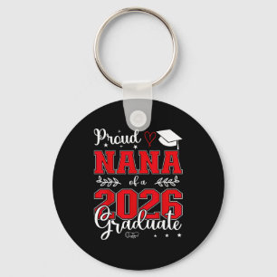 Porte-clés Fière maman d'une promotion de diplômée de 2026 po