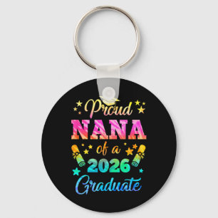 Porte-clés Fière Nana d'un diplômé de la promotion 2026 Senio