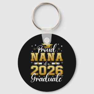 Porte-clés Fière Nana d'un diplômé de la promotion 2026 Senio