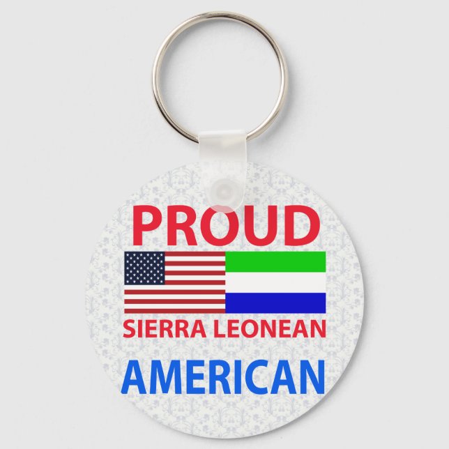 Porte-clés Fière Sierra Leone Amérique (Recto)