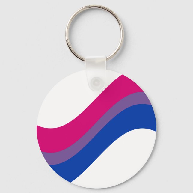 Porte-clés Fierté bisexuelle (Recto)