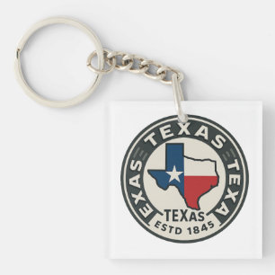 Porte-clés fierté de l'État du Texas