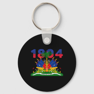 Porte-clés Fierté du drapeau haïtien 1804 Jour de l'indépenda