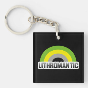 Porte-clés Fierté lithromantique