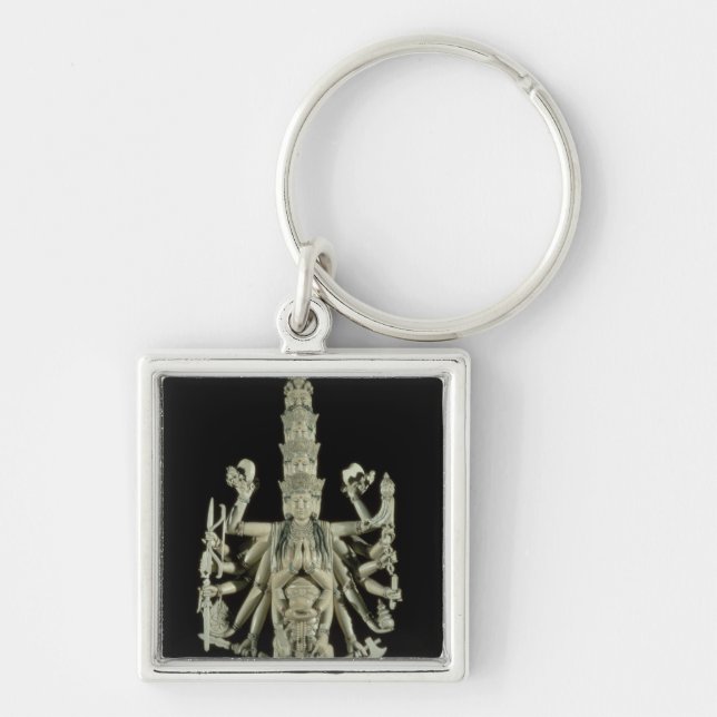 Porte-clés Figure de la déesse indoue Kali (Devant)