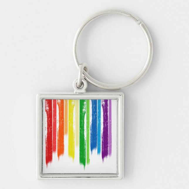 PORTE-CLÉS FILETS D'ARC-EN-CIEL - .PNG (Devant)