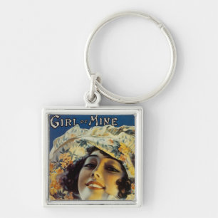 Porte-clés Fille à moi