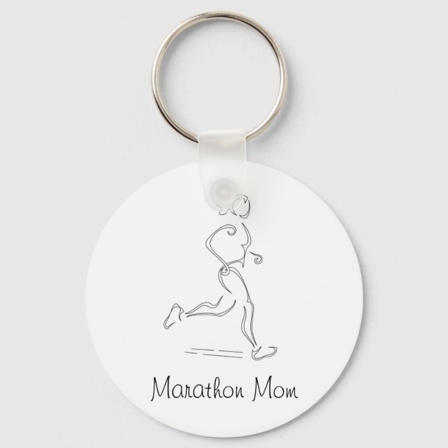 Porte-clés Fille de coureur (Recto)
