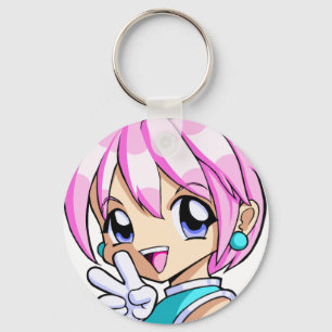Porte-clés Fille mignonne d'Anime