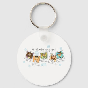 Porte-clés filles de soirée pyjamas