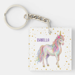 Porte-clés Filles Licorne Paillettes