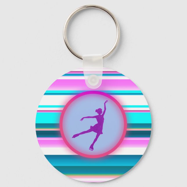 Porte-clés Filles Patinage artistique (Recto)