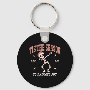Porte-clés Filles Rayonner Joie Rad Tech Radiologue Noël