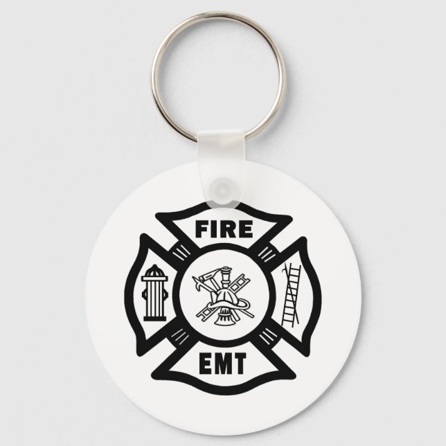 PORTE-CLÉS FIRE EMT (Recto)