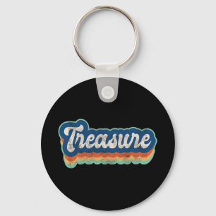 Porte-clés First Name Girl Style Vintage les années 70 80s Pe