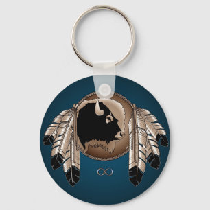 Porte-clés First Nations Keychain Wildlife Art Gifts Keepsake