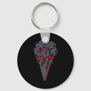 Porte-clés Fitness Crème glacée Cone Dumbbell Humour Gym Amat