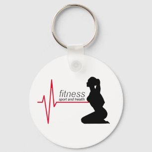 Porte-clés Fitness girl