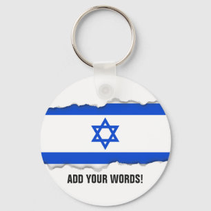 Porte-clés Flag of Israeli