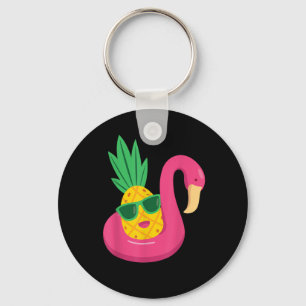 Porte-clés Flamant rose à l'envers de l'ananas Swinger Hommes