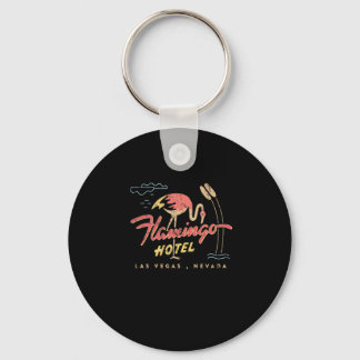 Porte-clés Flamant rose Las Vegas Hotel Casino Retro Vintage 