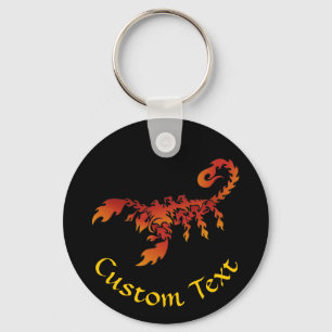 Porte-clés Flames Scorpion Porte - clé