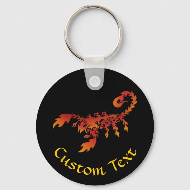 Porte-clés Flames Scorpion Porte - clé (Recto)