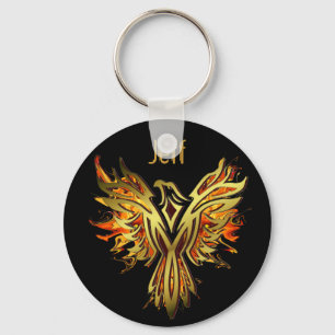 Porte-clés Flaming Phoenix Keychain