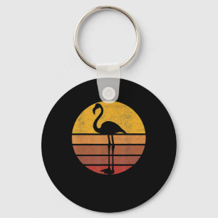 Porte-clés Flamingo Sunset Trendy Animal Silhouette Flamingo
