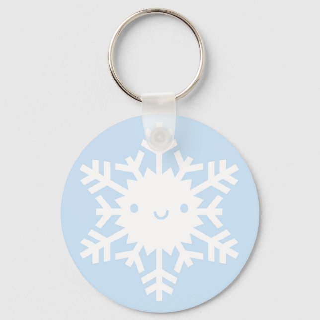 Porte-clés Flèche de neige hivernale de Kawaii (Recto)