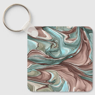 Porte-clés Flèches Abstraites de couleur sur un Porte - clé
