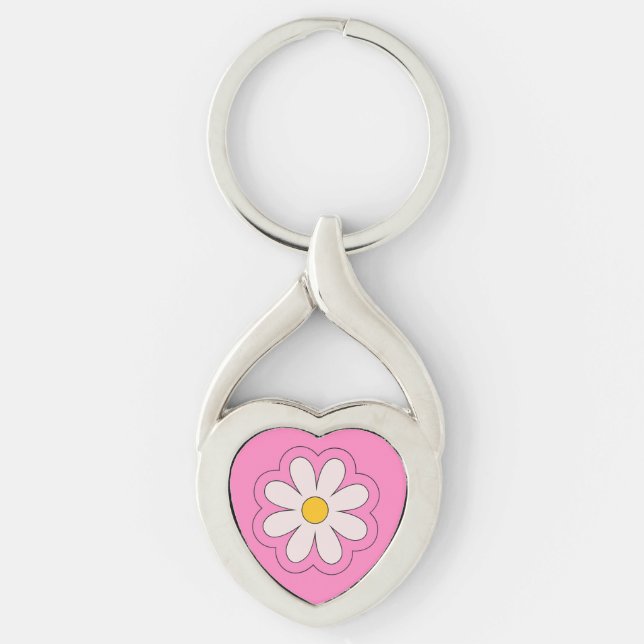 Porte-clés Fleur (Devant)