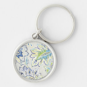 Porte-clés Fleur bleue de Bohème