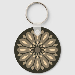 PORTE-CLÉS FLEUR CADEAU MODERNE DE MAMAN PAPA SOEUR FILS PATR