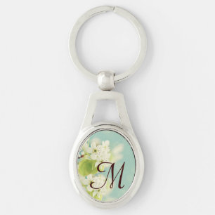 Porte-clés Fleur de cerisier blanc Porte - clé d'arbre floral
