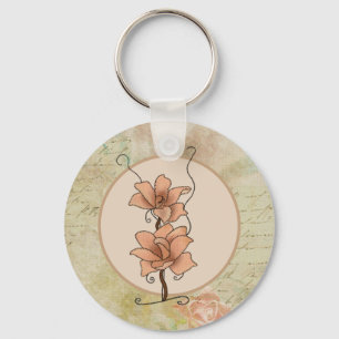 Porte-clés Fleur de fantaisie