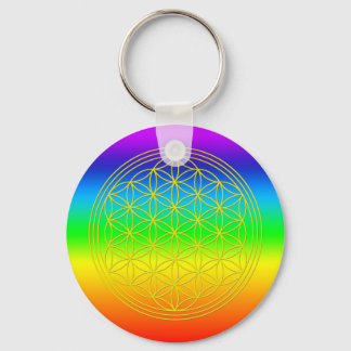 Porte-clés Fleur de la vie chakra 2