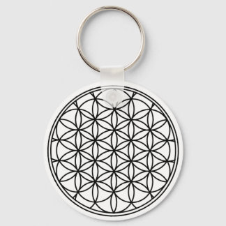 Porte-clés Fleur de la vie Simple Géométrie Sacrée