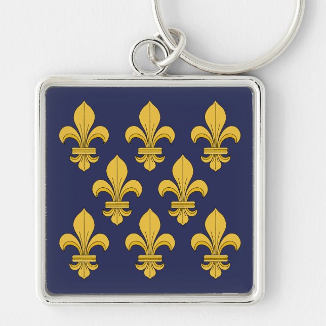 Porte-clés Fleur de lis (Devant)
