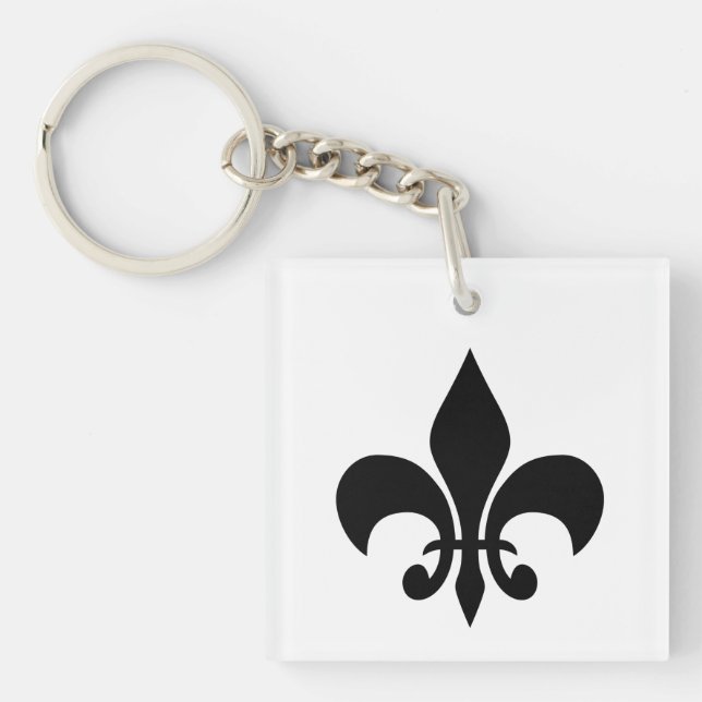 Porte-clés Fleur de Lis (Devant)