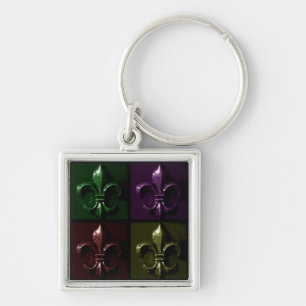 Porte-clés Fleur de Lis Keychain