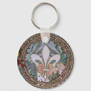 Porte-clés Fleur de lys – Mucha – Maude Adams as Joan of Arc