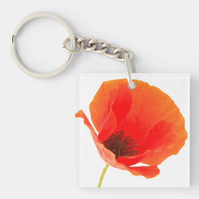 Porte-clés Fleur de pavot (Devant)