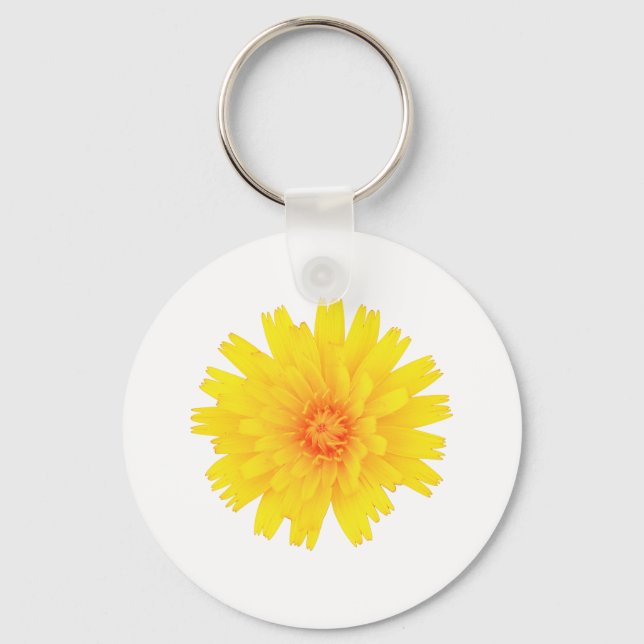 Porte-clés Fleur jaune (Recto)
