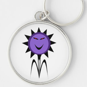 Porte-clés Fleur maléfique Kawaii Goth Porte - clé d'Hallowee