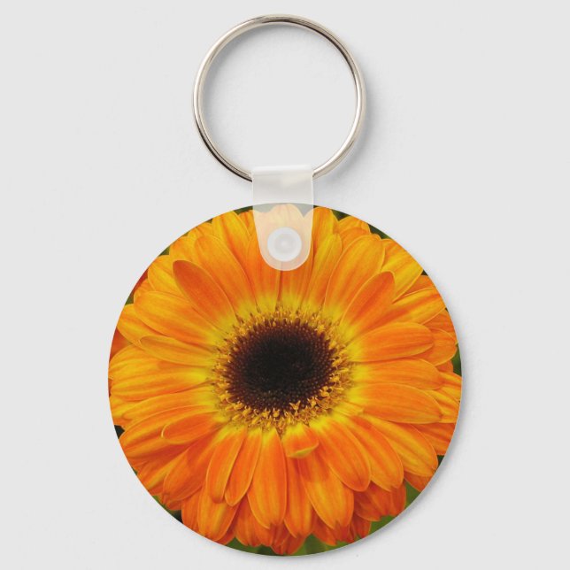 Porte-clés Fleur orange (Recto)