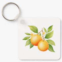 Fleur orange aquarelle