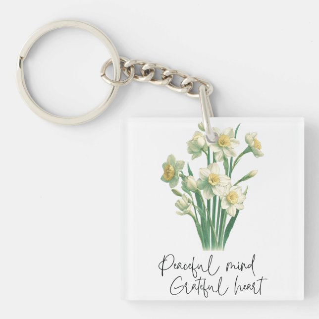 Porte-clés Fleur sauvage Narcissus (Devant)